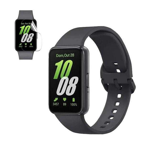 Kit correa de silicona y protector hydrogel para Galaxy Fit3