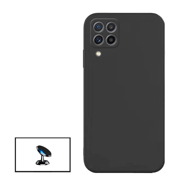 Liquid silicone case and magnetic car mount for Galaxy M22