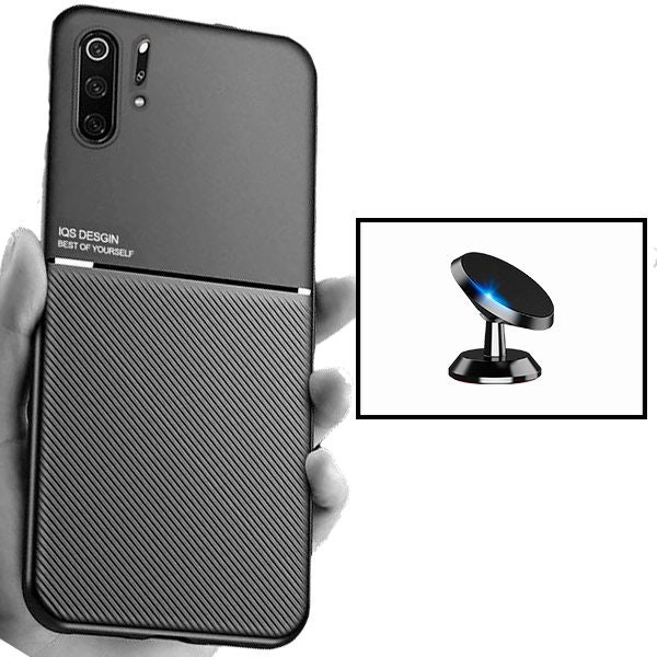 Magnetic luxury case with car mount for Huawei P30 Pro
