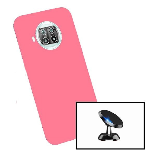 Car magnetic mount and liquid silicone case for Xiaomi Poco X3 Pro