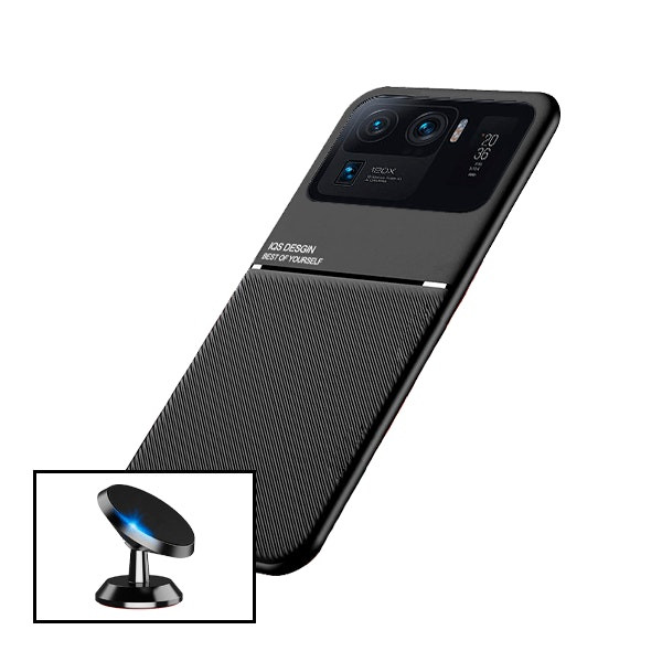 Funda magnética Lux con soporte magnético para coche para Xiaomi Mi 11 Ultra
