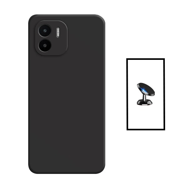 Liquid silicone case and magnetic car mount for Xiaomi Redmi A1