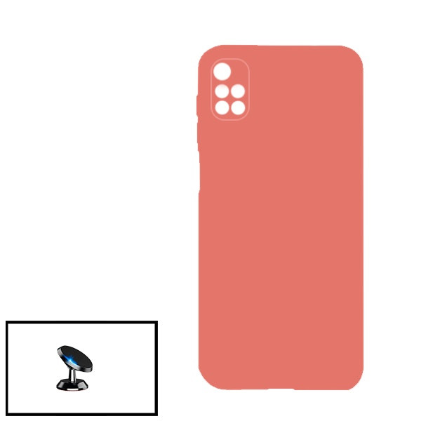 Funda de silicona líquida y soporte magnético para Xiaomi Redmi Note 11