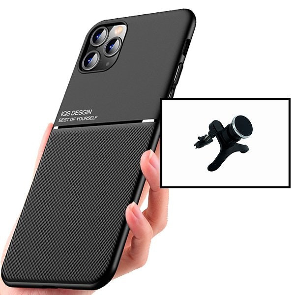 Funda magnética de lujo con soporte de coche reforzado para iPhone 13 Pro