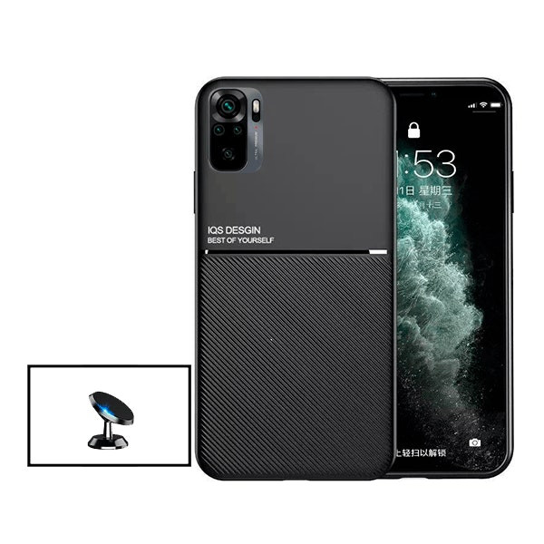Magnetic luxury case with car mount for Redmi Note 11 4G