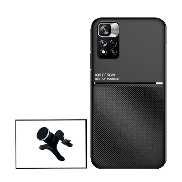 Funda magnética Lux con soporte de coche reforzado para Xiaomi 11i