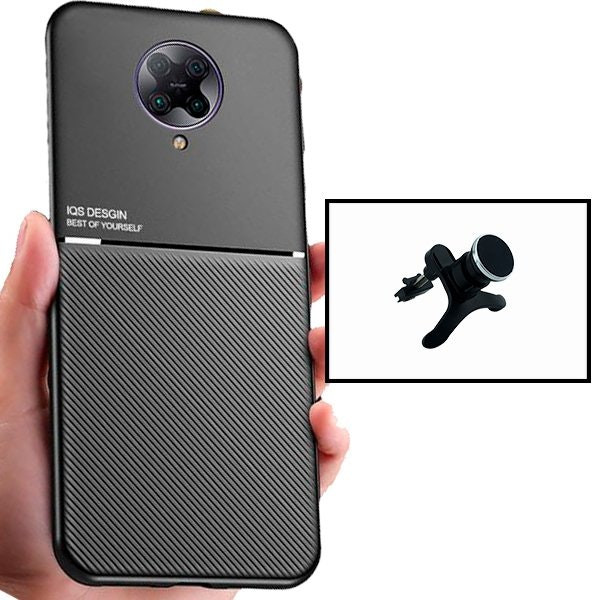 Magnetic luxury case with car magnetic mount for Redmi K30 Pro