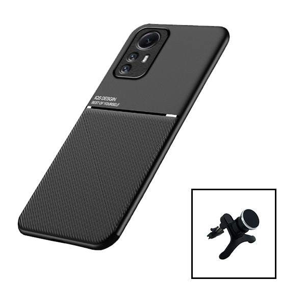 Funda magnética Lux con soporte magnético reforzado para Redmi Note 12S