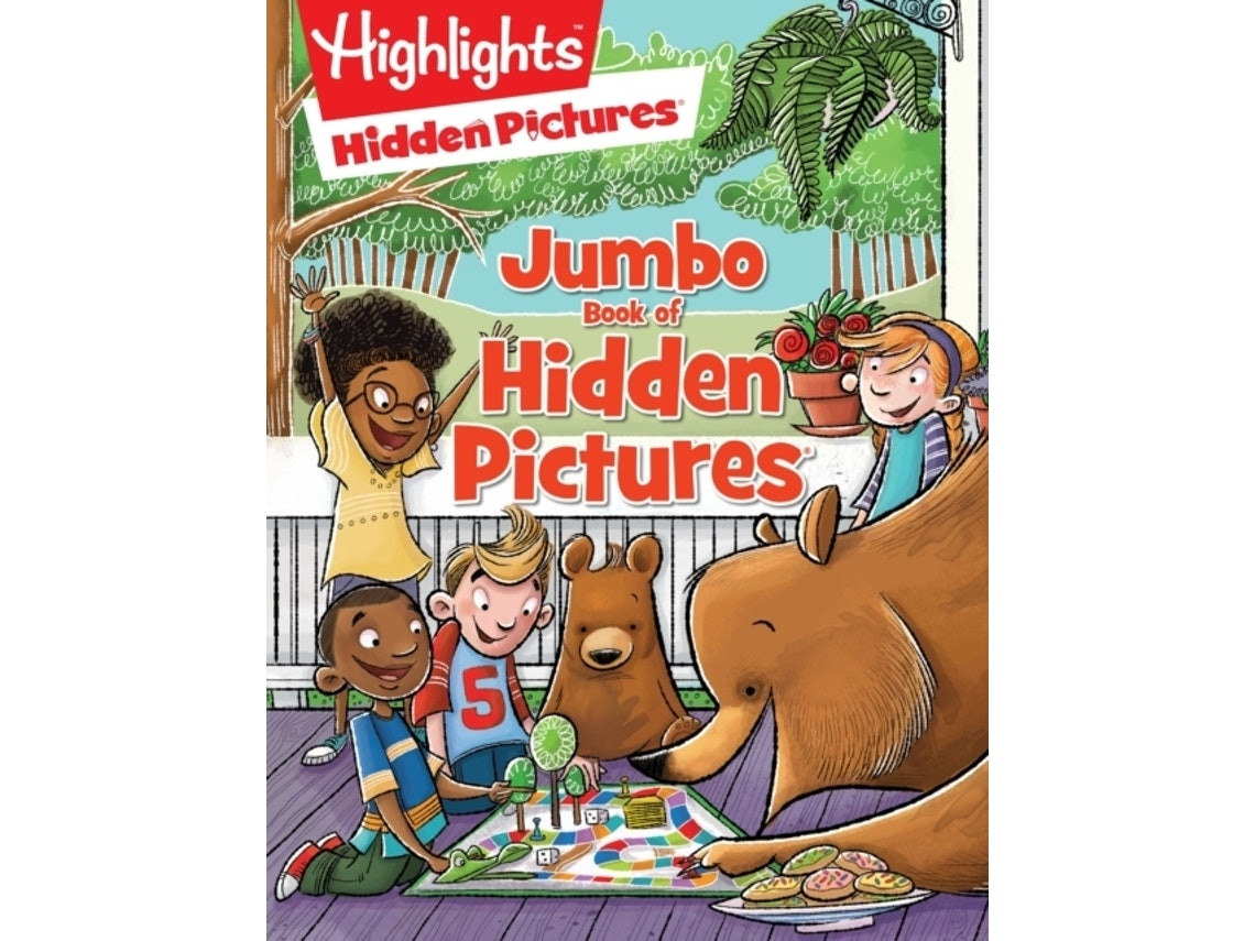 Jumbo Book of Hidden Pictures de Created by Highlights (Inglés)