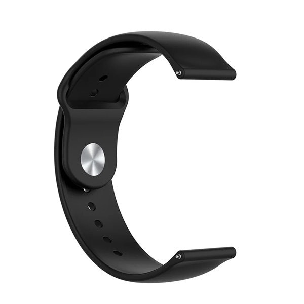 Silicone replacement strap for Garmin Forerunner 265S - Black