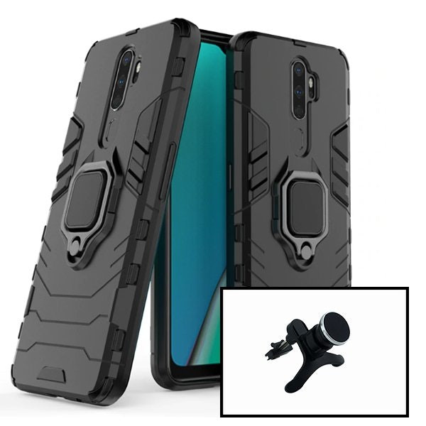 Funda Military Defender y Soporte Magnético para Coche para Oppo A5/A9 2020