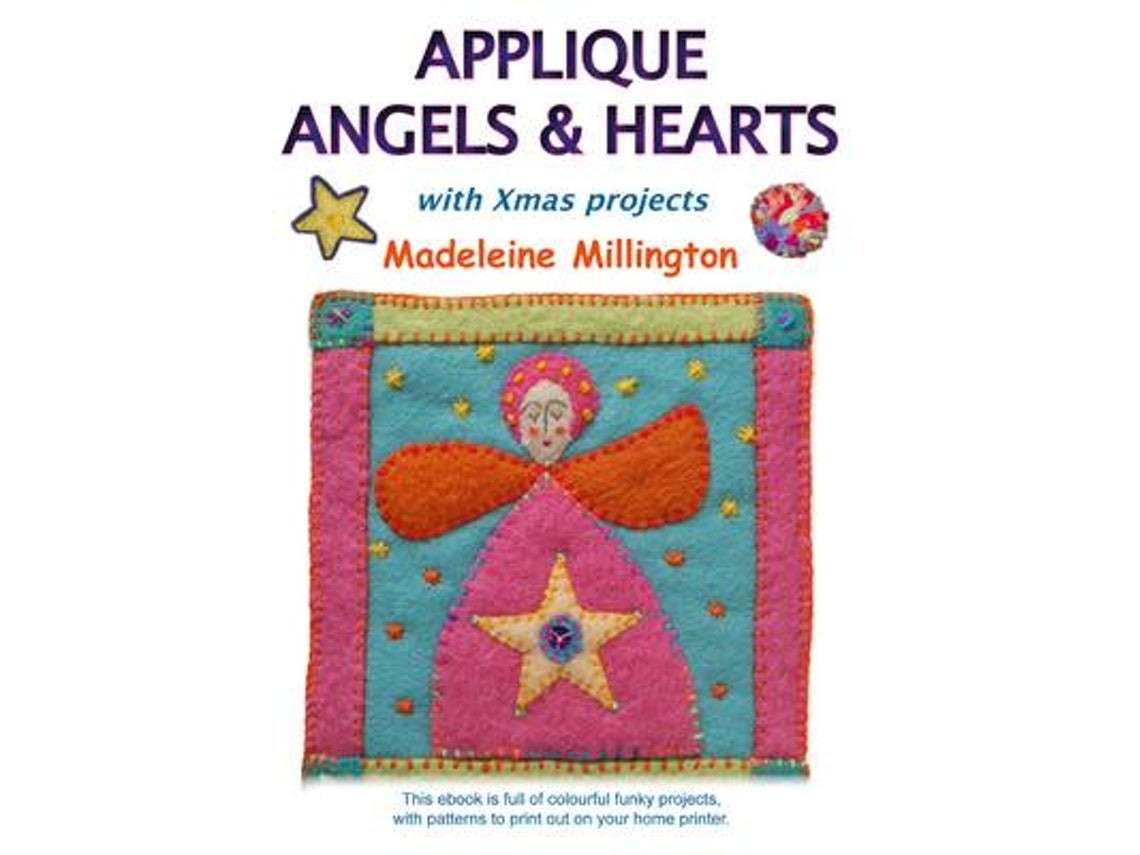 Applique Angels and Hearts de Madeleine Millington (Inglés)