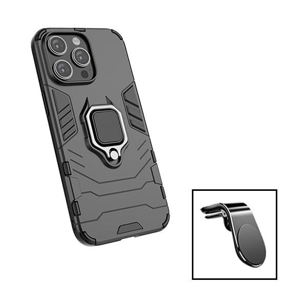 Funda Military Defender 3 en 1 con soporte magnético para coche