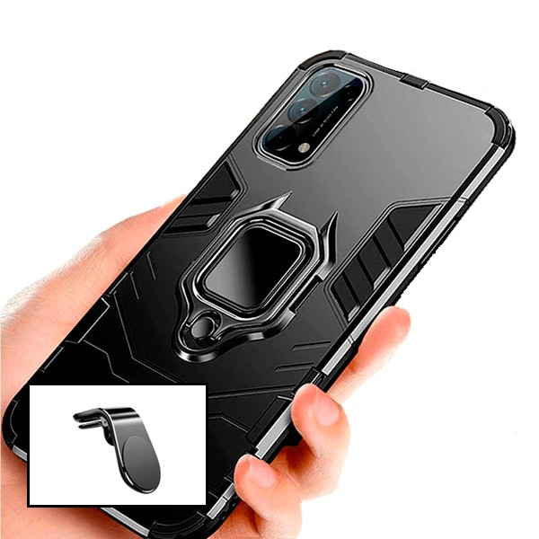 Funda Military Defender 3 en 1 con soporte magnético para Oppo Find X3 Lite