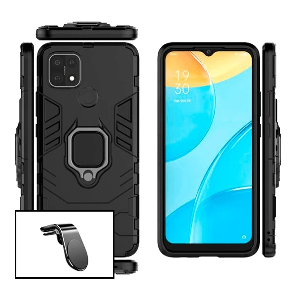 Soporte Magnético de Coche y Funda Military Defender para Realme C17