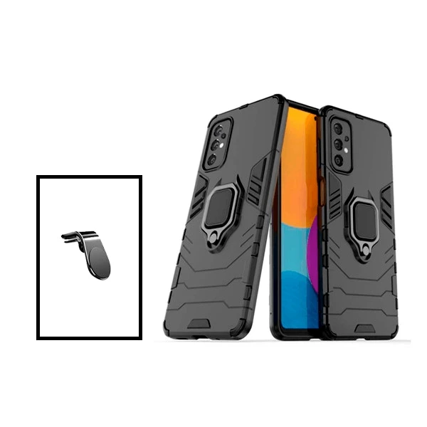 Magnetic L Safe Driving mount and Military Defender 3-in-1 case for Samsung Galaxy A23