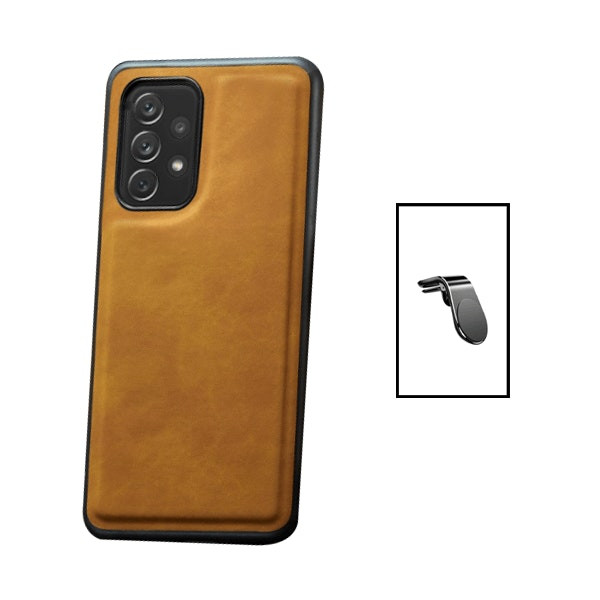 Funda magnética de cuero y soporte magnético para Samsung Galaxy A52 5G
