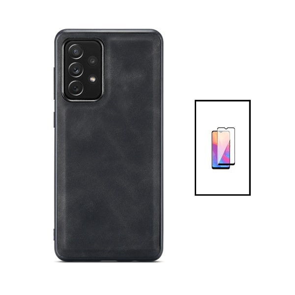 Funda magnética de cuero y cristal 5D Full Cover para Samsung Galaxy A52 5G