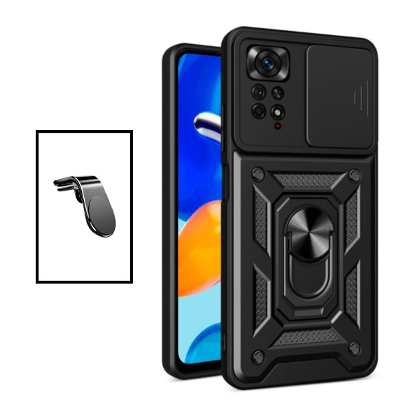 Soporte magnético y funda para Redmi Note 11 Pro