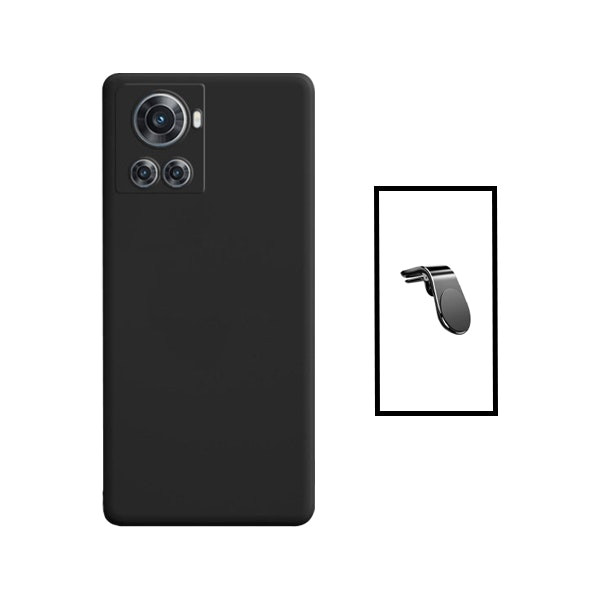 Soporte magnético para coche y funda de silicona líquida para OnePlus 10R