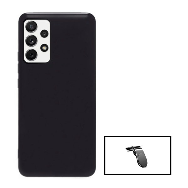 Funda silicona líquida y protector vidrio templado para Samsung Galaxy A53 5G