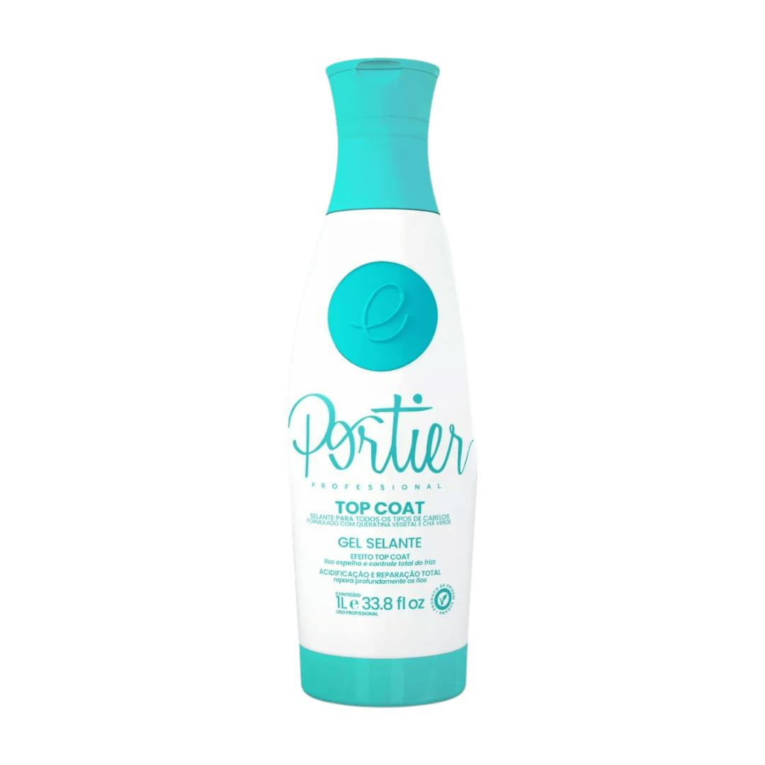 Top coat gel selante para cabelo 1L