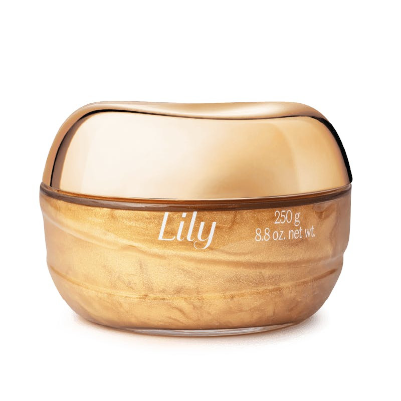 Gel iluminador hidratante corporal Lily 250g