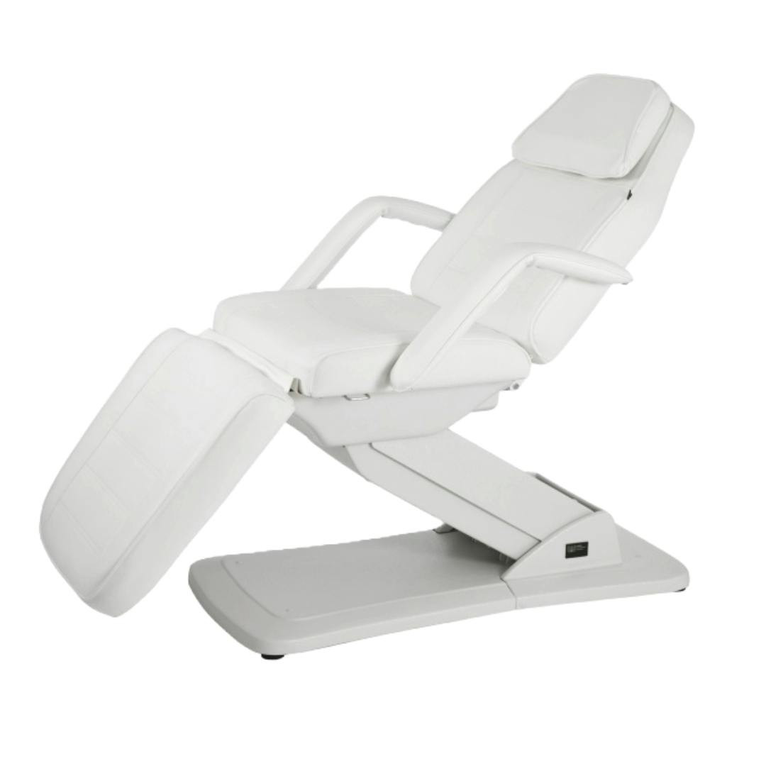 Marquesa elétrica 3 motores para estética com orifício facial e colchão em PU