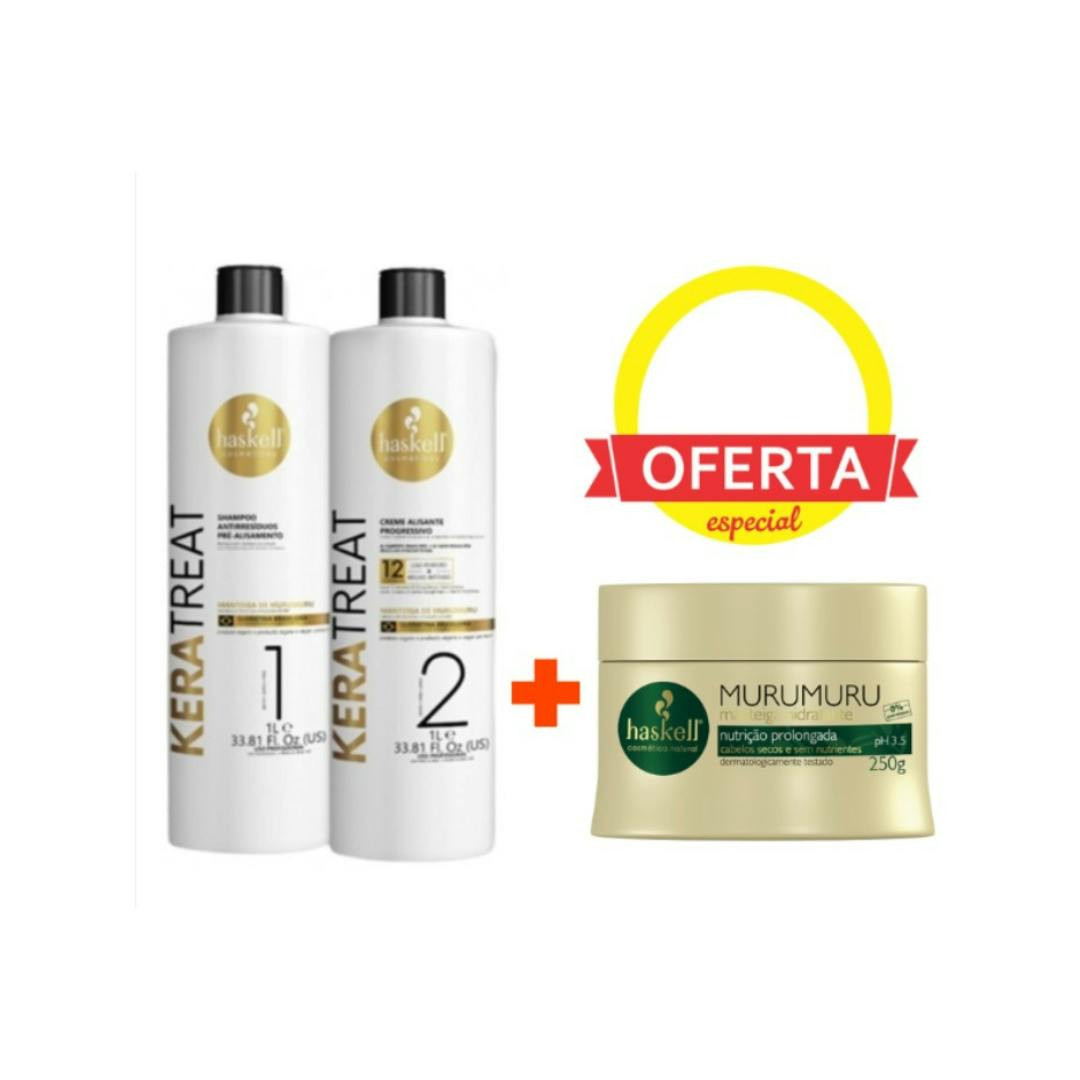 Kit Alisamento Keratreat com Máscara Murumuru 300g (oferta)