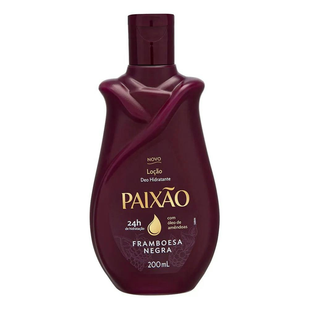 Loção hidratante corporal framboesa negra 200 ml