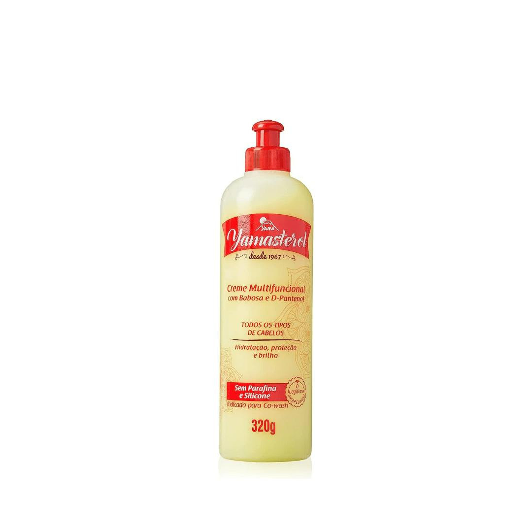 Creme multifuncional com Babosa e D‑Pantenol para cabelo - amarelo 320 ml