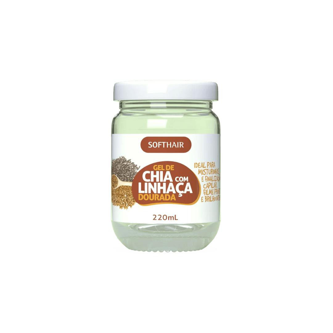 Gel capilar com chia e linhaça dourada