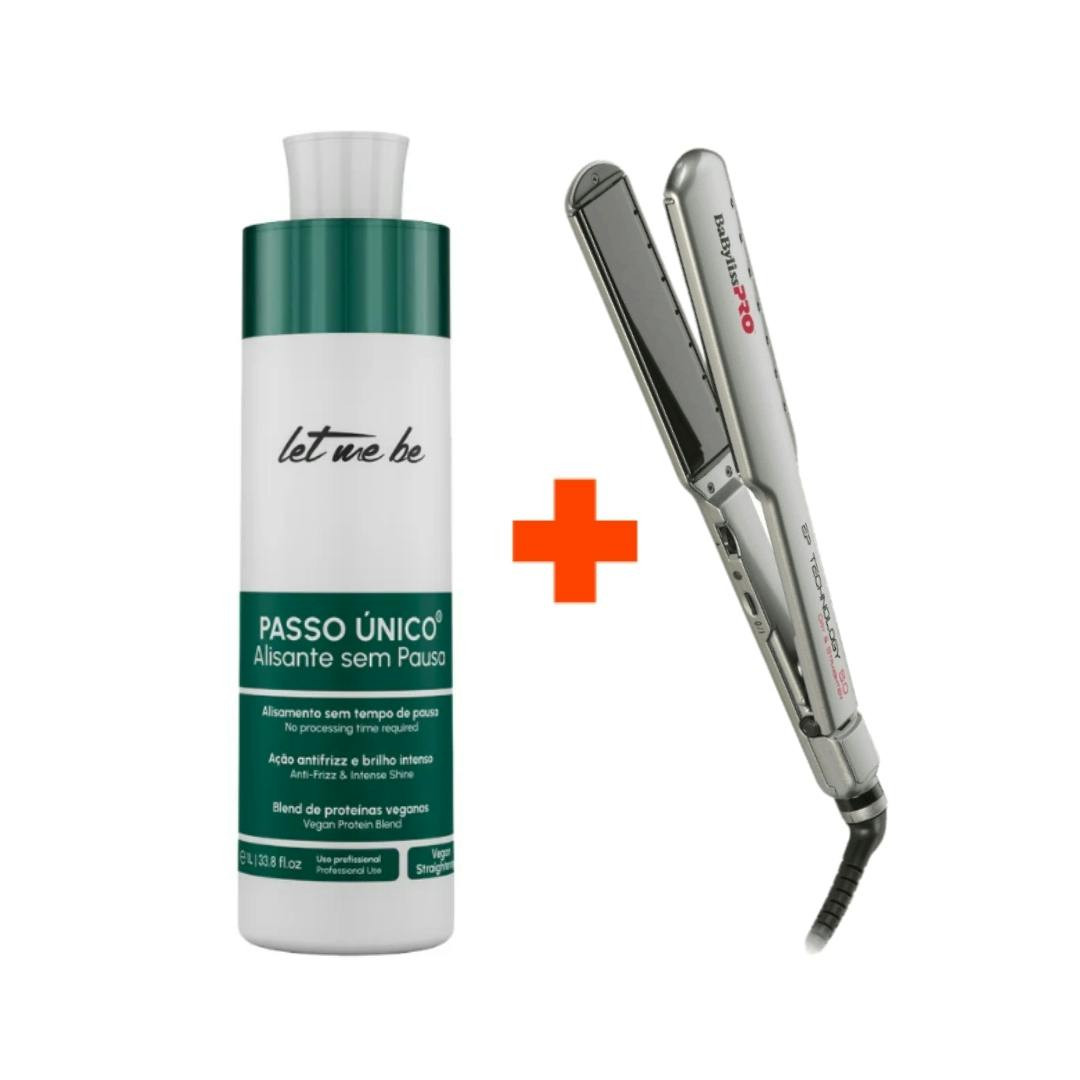 Kit Alisante Orgânico 1L + Prancha BaByliss PRO Dry Straighteners