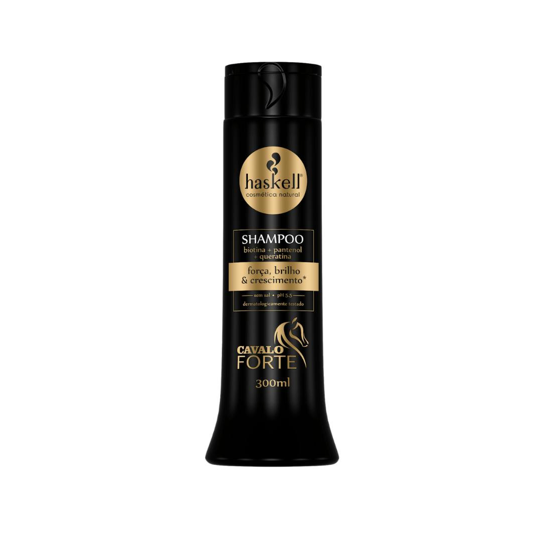 Shampoo Cavalo Forte — fortalecimento, brilho e crescimento