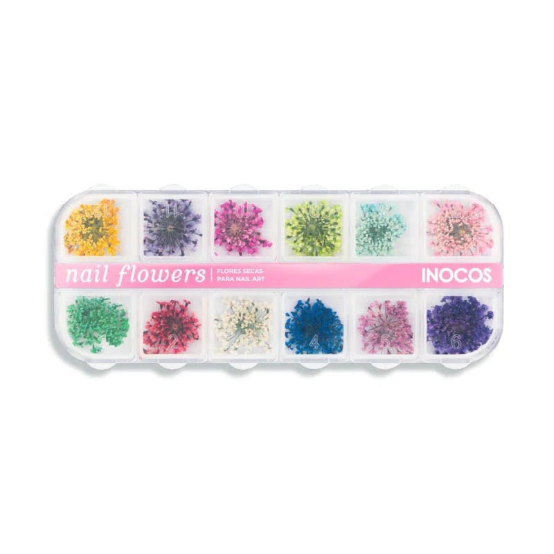 Flores secas para unhas Flora Collection — 12 cores
