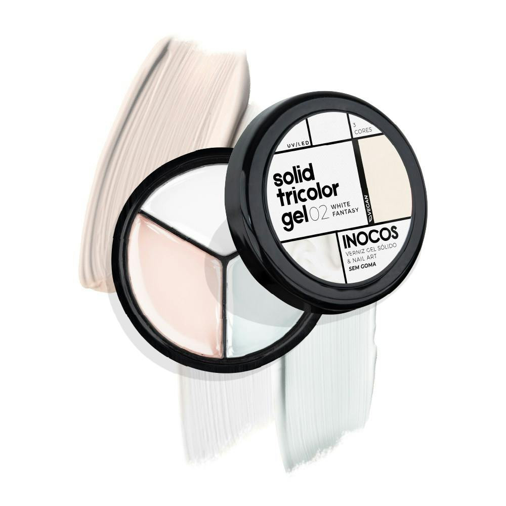 Solid Gel tricolor 02 White Fantasy