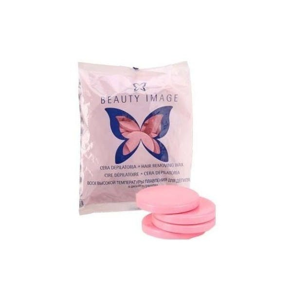 Cera em discos para depilação rosa 1 kg