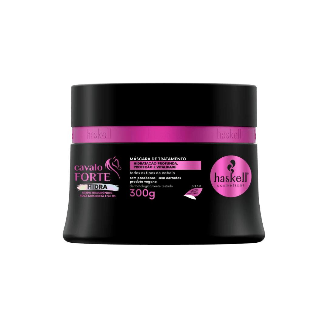 Máscara de tratamento Cavalo Forte Hidra – hidratação intensa, aroma cítrico frutal
