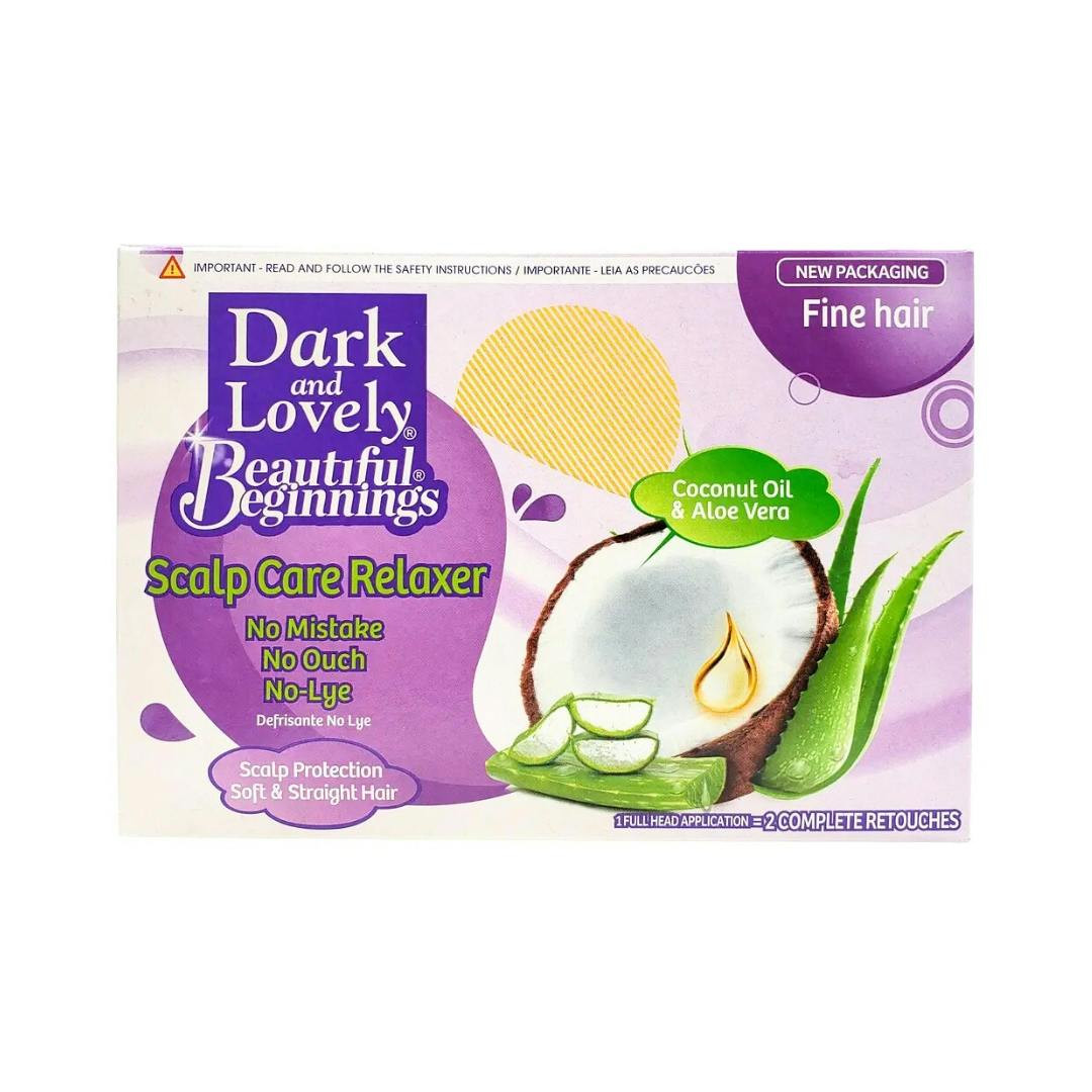 Kit desfrisante No Lye para cabelo infantil fino