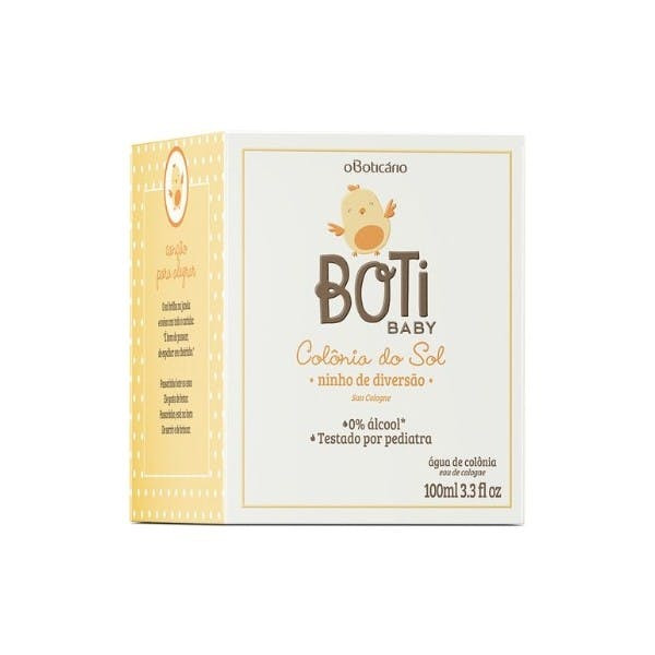 Colónia Boti Baby Colónia do Sol fragrância lavanda musk