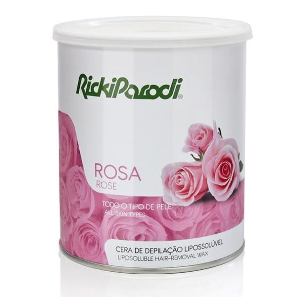 Cera depilatória lipossolúvel Titânio Rosa 800 g