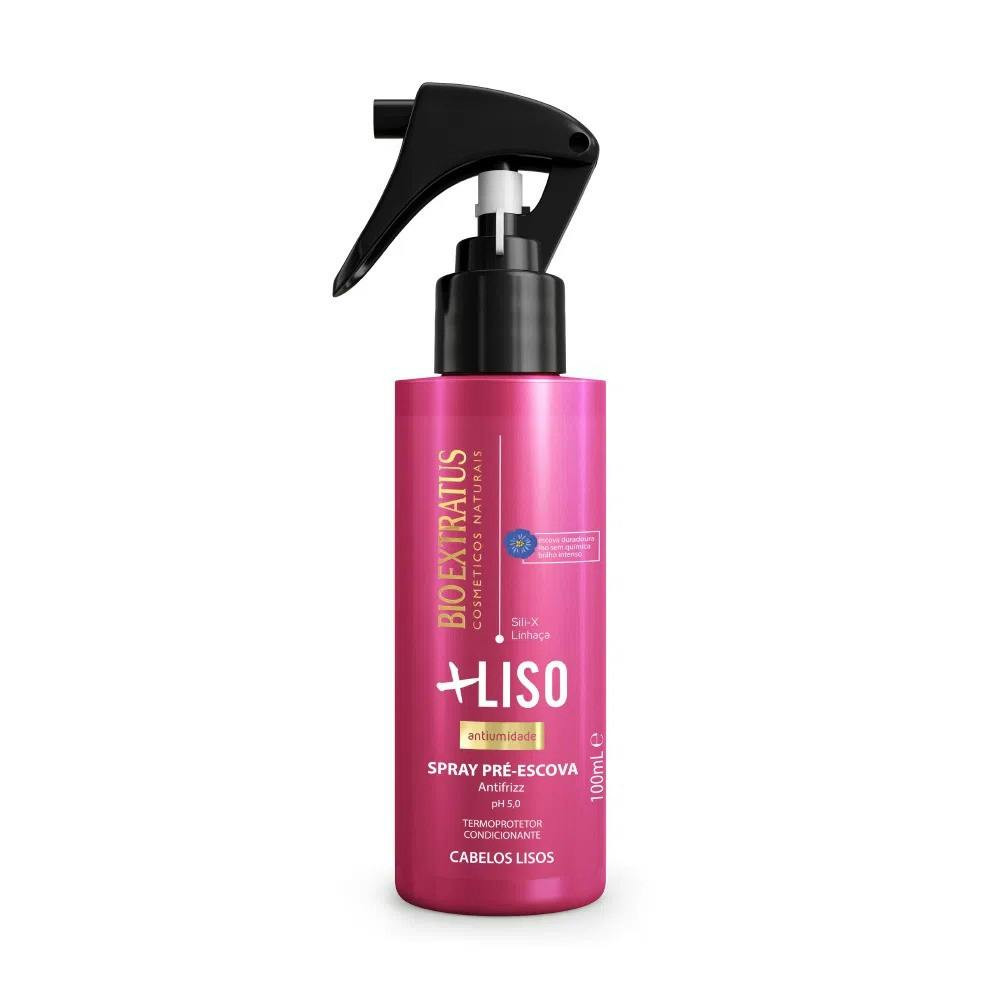 Finalizador spray +Liso para reduzir frizz e alisar 100ml