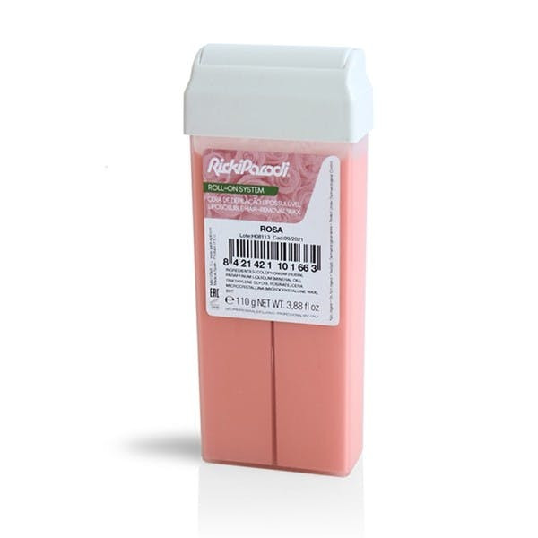 Cera de depilação lipossolúvel roll-on Titânio Rosa 110 ml