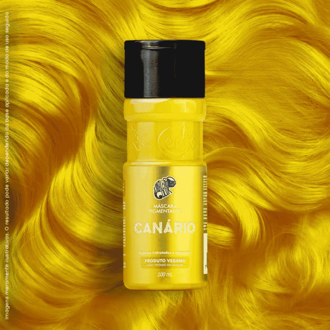 Máscara pigmentante Canário para cabelo 100ml