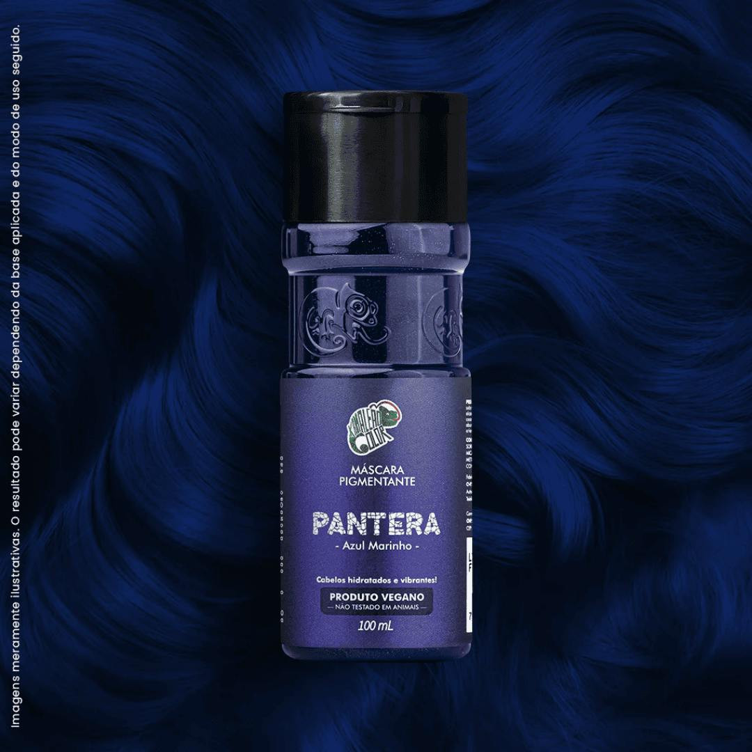 Máscara pigmentante Pantera - Azul marinho, 100ml