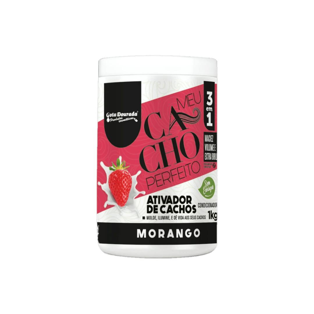 Ativador de cachos Meu Cacho Perfeito morango