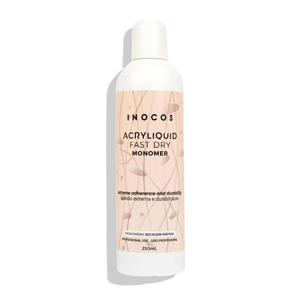 Monómero para unhas acrílicas secagem rápida 250ml