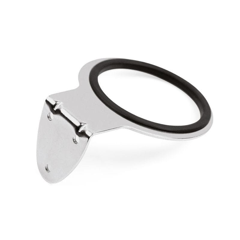 Suporte de parede para secador em aço inox cromado