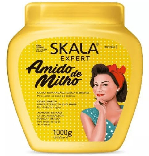 Máscara capilar Amido de Milho 2 em 1