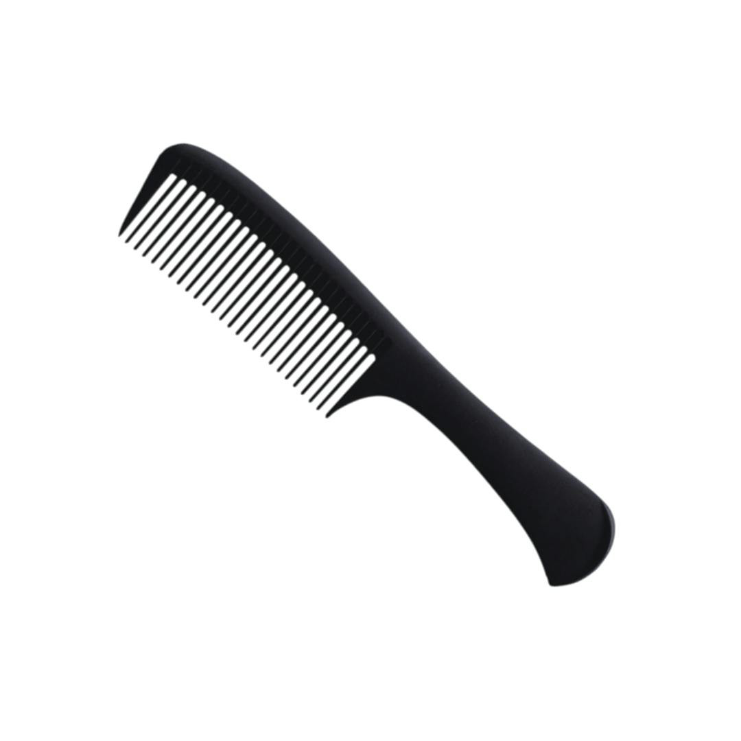 Pente de carbono preto para cabelo